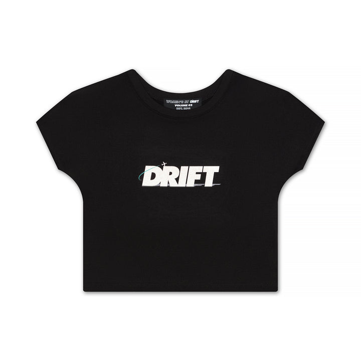 Flight 01 Crop Tee (Black)