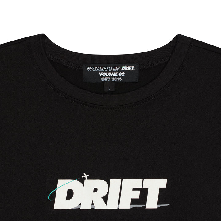 Flight 01 Crop Tee (Black)