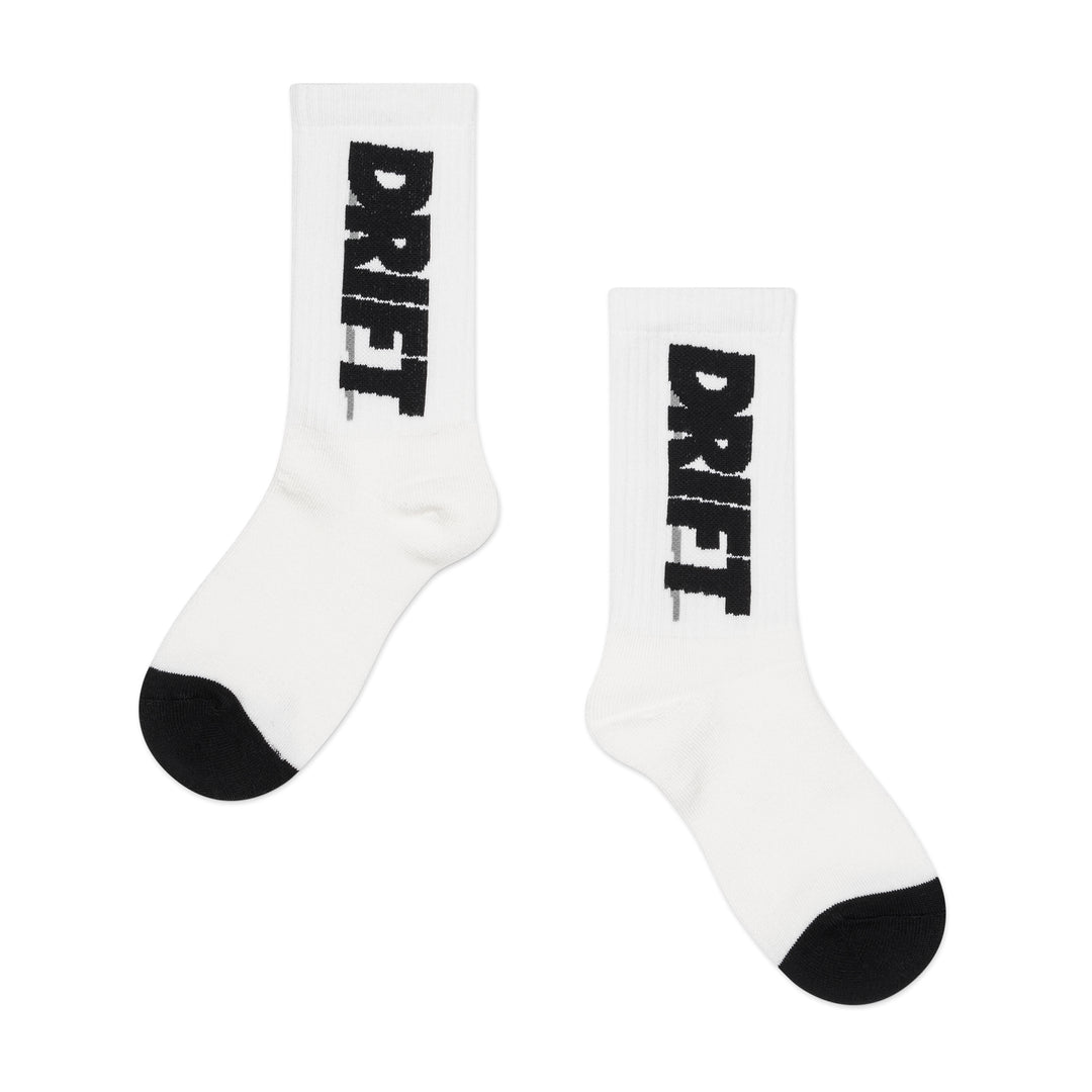 Flight 01 Logo Sock (White)