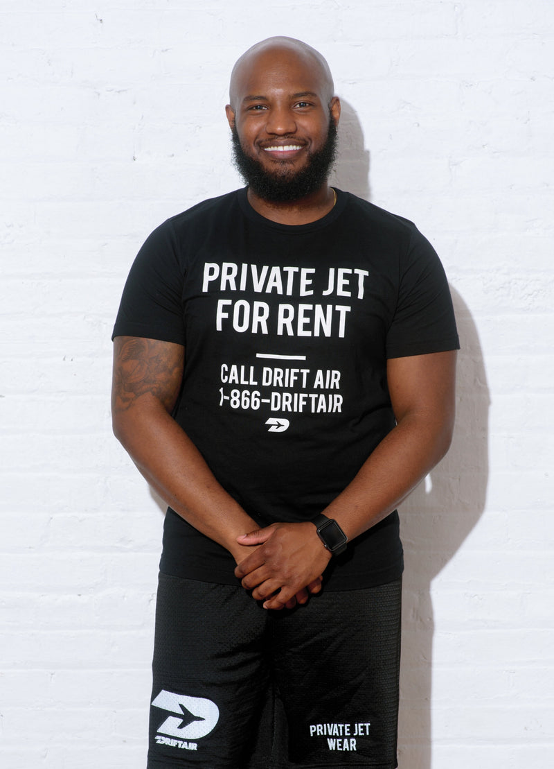 Jet For Rent Logo Tee
