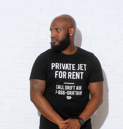 Jet For Rent Logo Tee