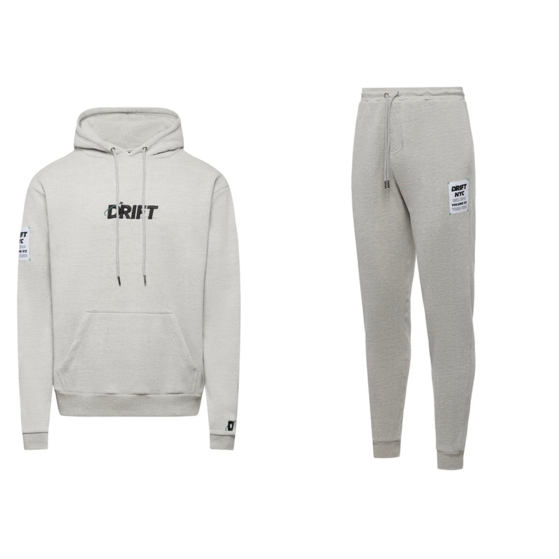 Flight 01 Patched Jogger Set - Grey